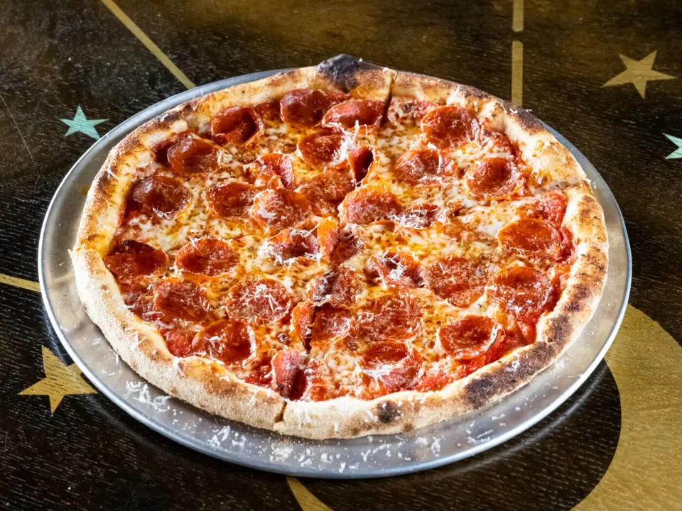 Pepperoni Godfather pizza at Ballard Beer Box in Ballard, Seattle