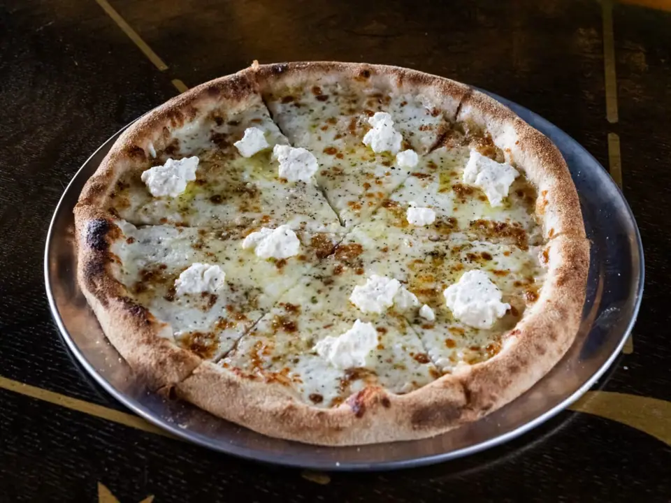 Princess Bianca pizza at Ballard Beer Box in Ballard, Seattle